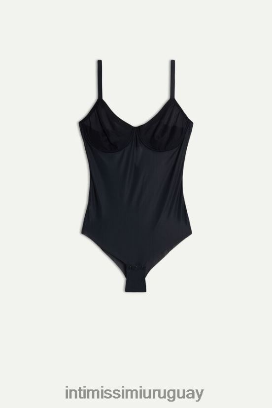 body balconette invisible touch Intimissimi mujer 019-negro V806B81235 vestir