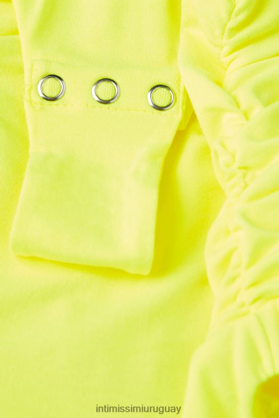 body micromodal de pura alegría Intimissimi mujer 335j-amarillo brillante V806B81210 vestir