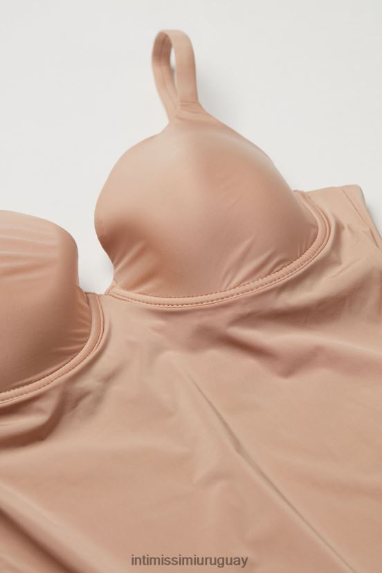 francesca body microfibra ultraligero Intimissimi mujer 044-beige suave V806B81238 vestir