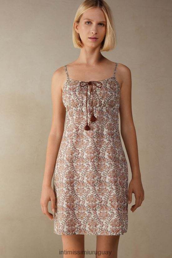 Engobe de algodón para jardín de especias. Intimissimi mujer 994i-st.jardín de especias V806B81227 vestir