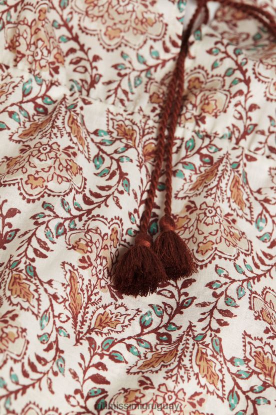 Engobe de algodón para jardín de especias. Intimissimi mujer 994i-st.jardín de especias V806B81227 vestir