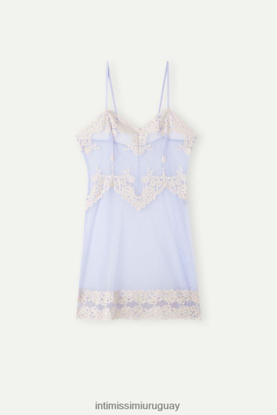 babydoll de flores bonitas Intimissimi mujer 214j-lavanda dulce/marfil V806B81217 vestir