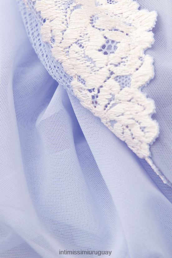 babydoll de flores bonitas Intimissimi mujer 214j-lavanda dulce/marfil V806B81217 vestir