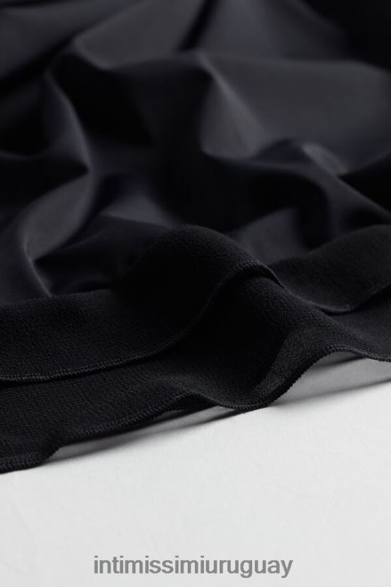 combinación de microfibra con volantes georgette Intimissimi mujer 019-negro V806B81257 vestir