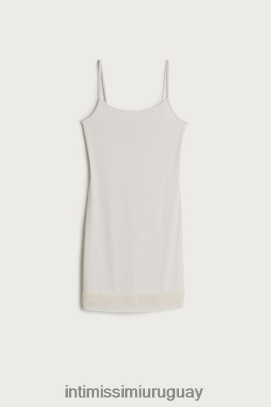 combinación de microfibra con volantes georgette Intimissimi mujer 2280-seda rosa V806B81258 vestir