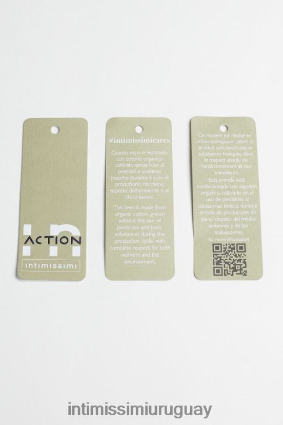 leggings capri de algodón orgánico elástico in action Intimissimi mujer 019-negro V806B81399 vestir