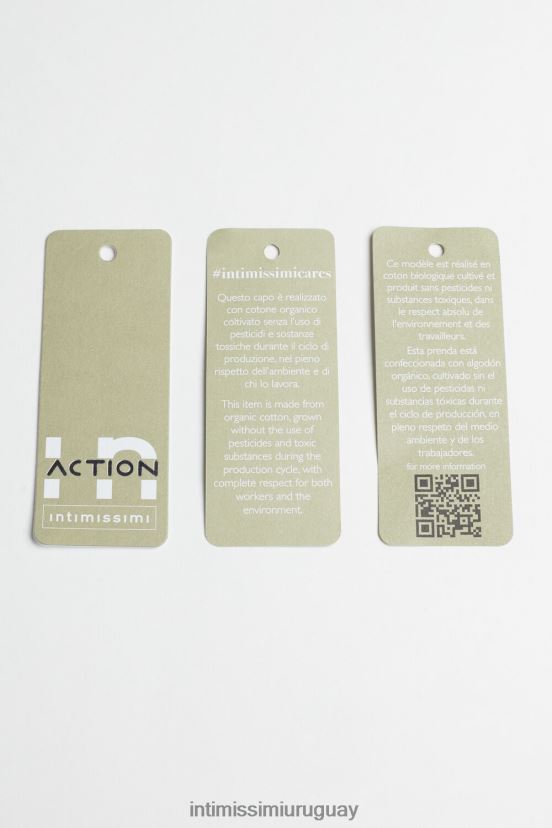 leggings de algodón orgánico elástico in action Intimissimi mujer 019-negro V806B81400 vestir