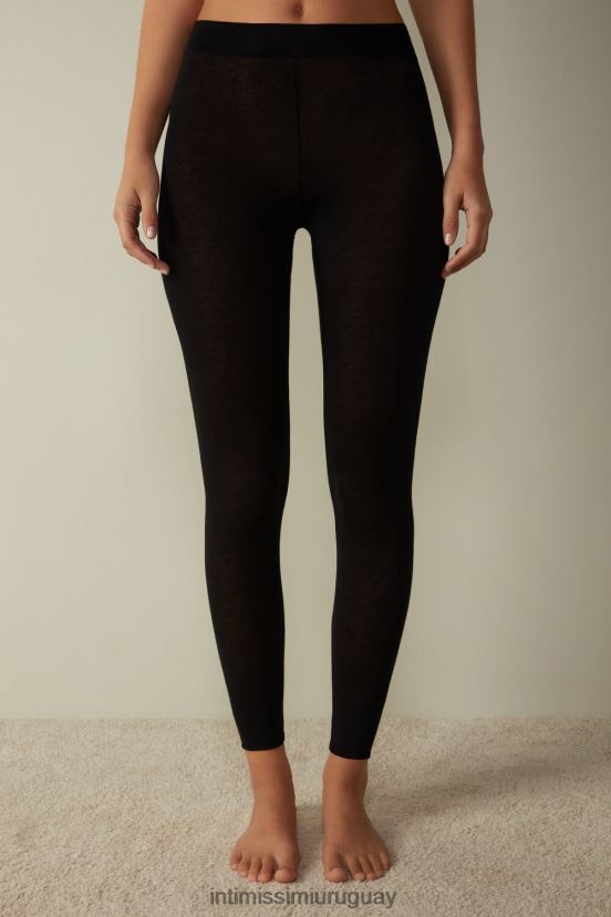 leggings ultraligeros de modal y cachemira Intimissimi mujer 019-negro V806B81386 vestir