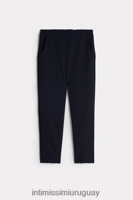 pantalones con bolsillos Intimissimi mujer 1467-azul intenso V806B81425 vestir