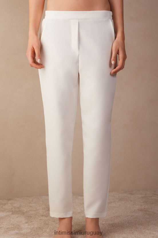 pantalones con bolsillos Intimissimi mujer 2127-blanco polvo V806B81440 vestir
