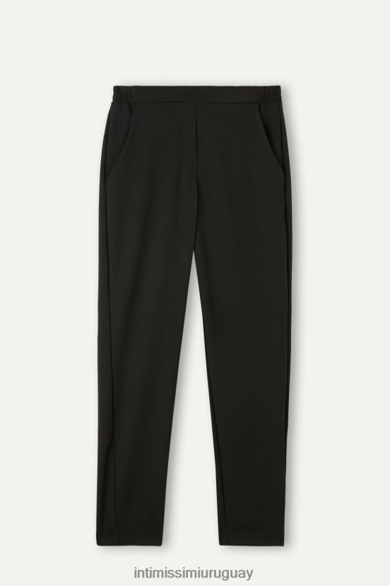 pantalones largos con bolsillos Intimissimi mujer 019-negro V806B81330 vestir