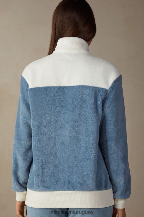 bomber con bloques de color Intimissimi mujer 5878-blanco V806B81597 vestir