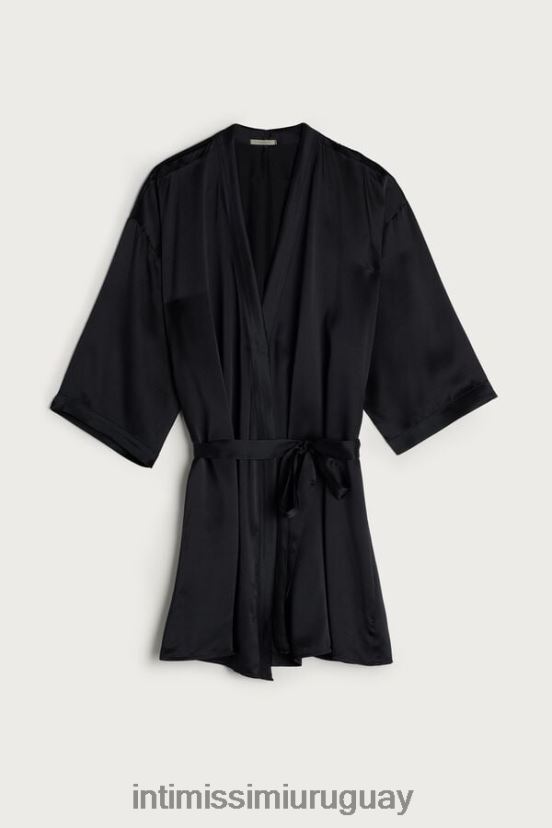 kimono de seda Intimissimi mujer 019-negro V806B81679 vestir