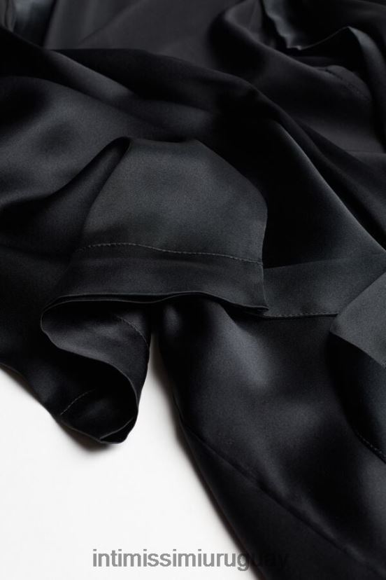 kimono de seda Intimissimi mujer 019-negro V806B81679 vestir