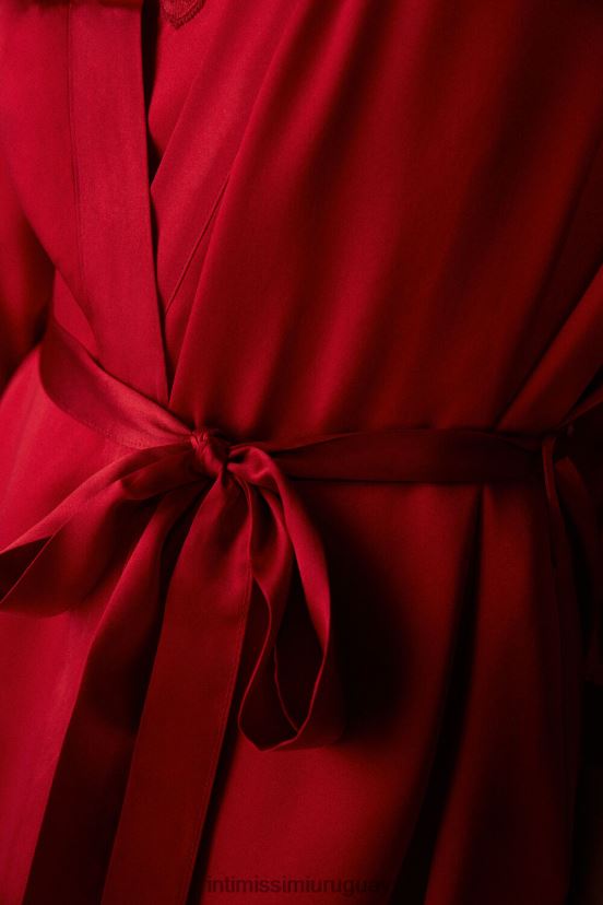 kimono de seda Intimissimi mujer 1473-rojo V806B81678 vestir