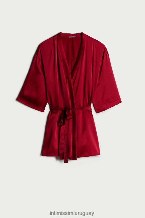 kimono de seda Intimissimi mujer 1473-rojo V806B81678 vestir