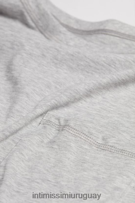 camisón de algodón supima ultrafresco Intimissimi mujer 031-mezcla gris claro V806B81663 vestir