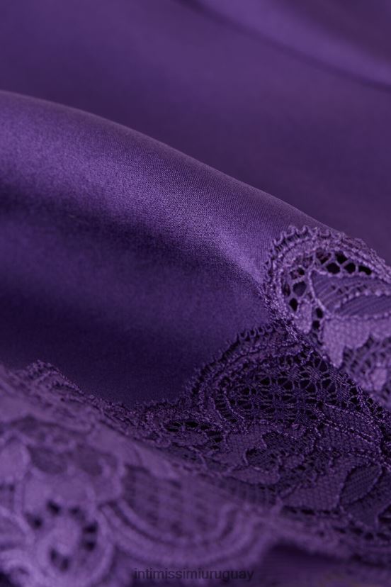 pantalones cortos de seda Intimissimi mujer 142j-morado cósmico V806B81629 vestir