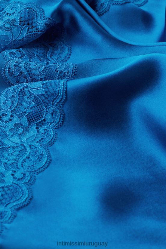 pantalones cortos de seda Intimissimi mujer 328j-azul náutico V806B81504 vestir