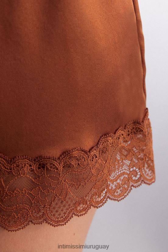 pantalones cortos de seda Intimissimi mujer 332j-canela ligera V806B81503 vestir