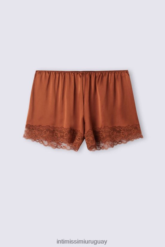 pantalones cortos de seda Intimissimi mujer 332j-canela ligera V806B81503 vestir