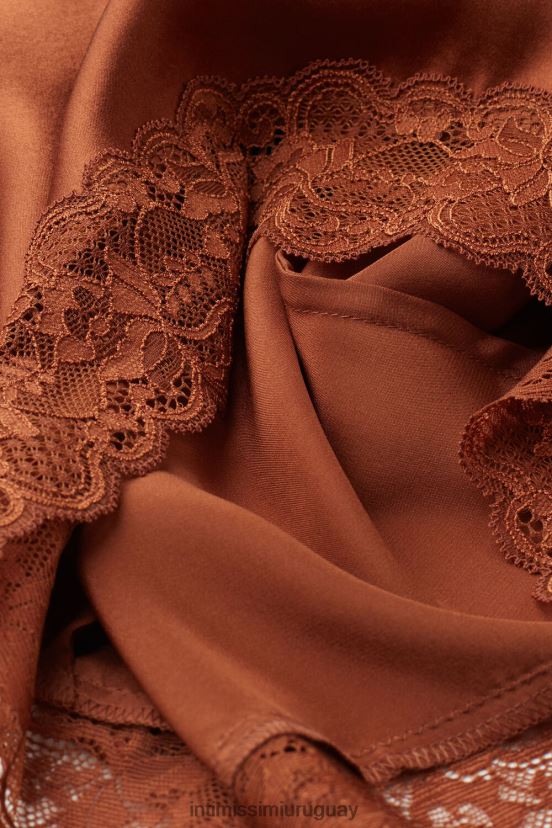 pantalones cortos de seda Intimissimi mujer 332j-canela ligera V806B81503 vestir