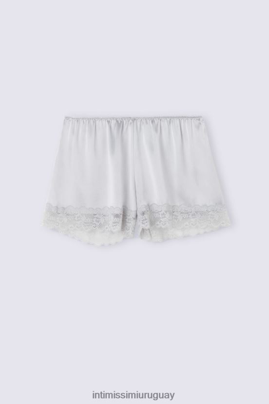 pantalones cortos de seda Intimissimi mujer 347j-gris hielo V806B81500 vestir