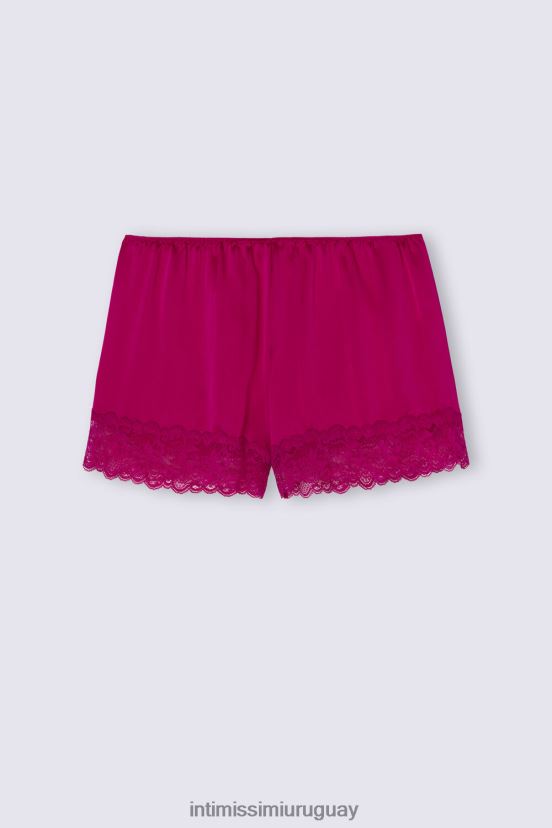 pantalones cortos de seda Intimissimi mujer 348j-orquídea morada V806B81496 vestir