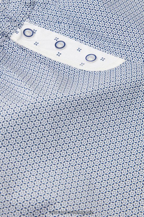 santorini ver pantalones cortos de algodón Intimissimi mujer 246j-santorini estampado azul V806B81508 vestir