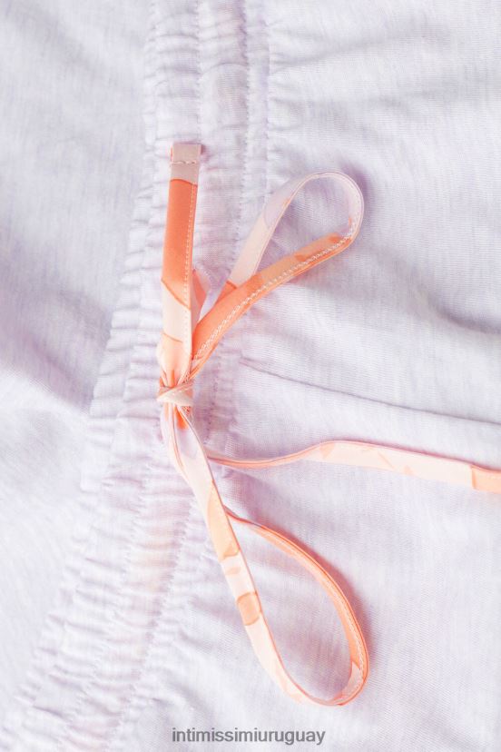 shorts de algodón supima ultrafresco iris y albaricoque Intimissimi mujer 3059-blanco V806B81518 vestir