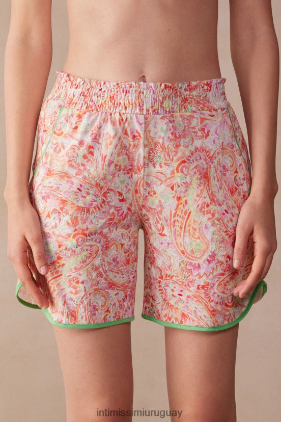 shorts de algodón supima ultrafresh summer travel Intimissimi mujer Estampado de cachemira de verano 240j. V806B81513 vestir