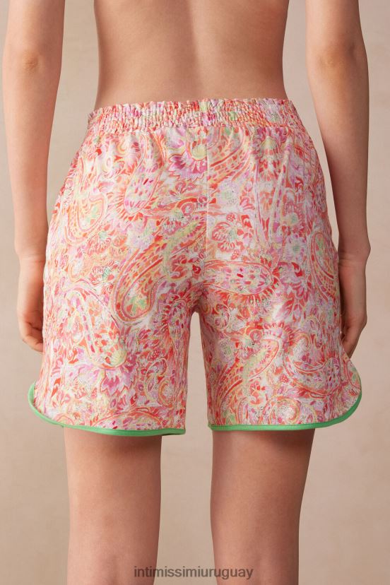 shorts de algodón supima ultrafresh summer travel Intimissimi mujer Estampado de cachemira de verano 240j. V806B81513 vestir
