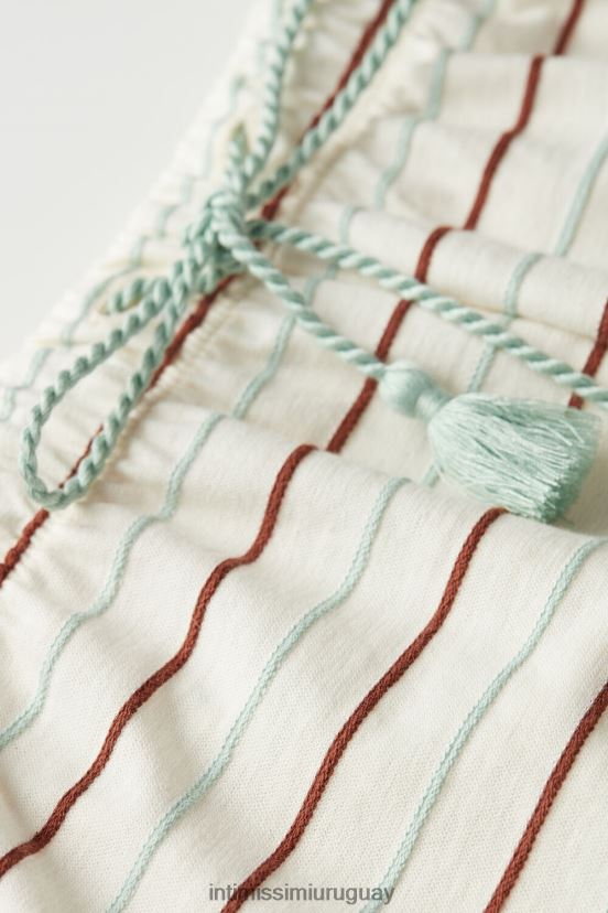 shorts de punto de algodón con jardín de especias Intimissimi mujer 004j-riga jardín de especias V806B81628 vestir