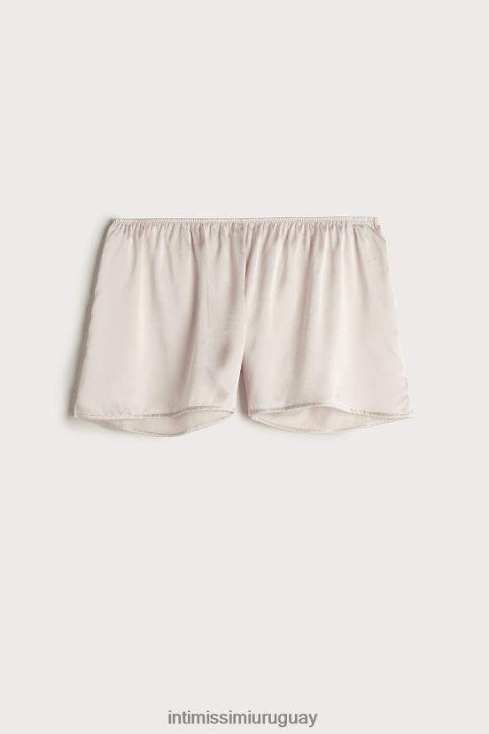 shorts lisos de satén de seda Intimissimi mujer 2280-seda rosa V806B81675 vestir
