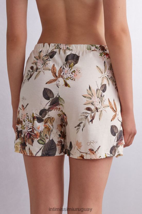 shorts otoño botanic ultrafresh algodón supima Intimissimi mujer 999i-st.otoño botánica V806B81614 vestir