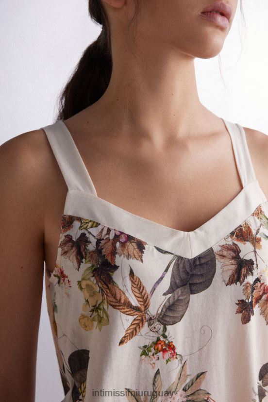 top de algodón supima ultrafresco de otoño botanic Intimissimi mujer 999i-st.otoño botánica V806B81269 vestir