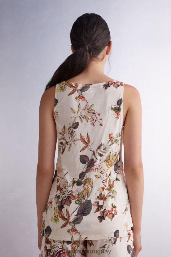 top de algodón supima ultrafresco de otoño botanic Intimissimi mujer 999i-st.otoño botánica V806B81269 vestir