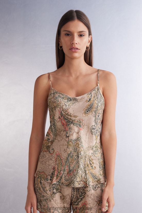 top de satén de viscosa diosa dorada Intimissimi mujer 342j-st.diosa dorada V806B81259 vestir