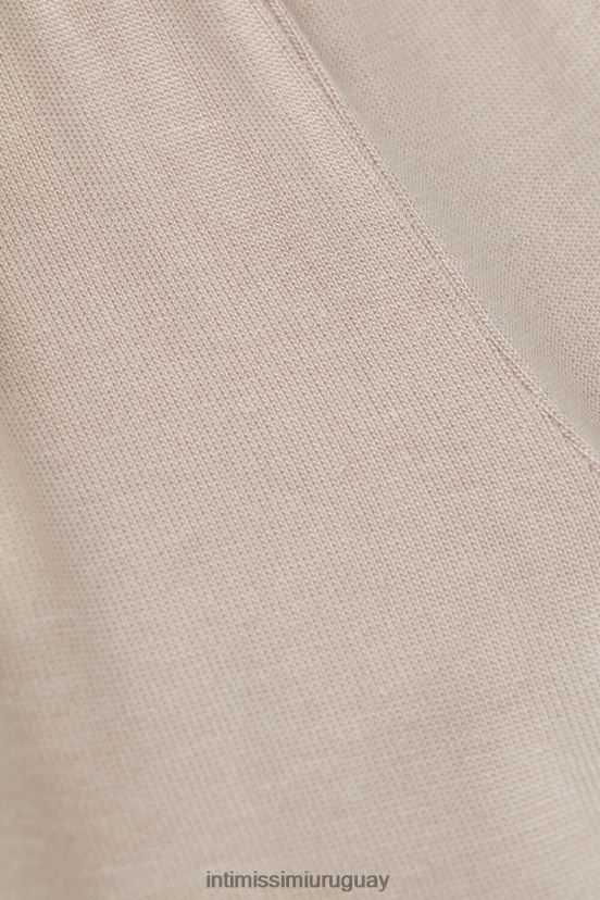 joggers largos de modal simple elegancia Intimissimi mujer 227j-rosa seda/blanco polvo V806B81575 vestir