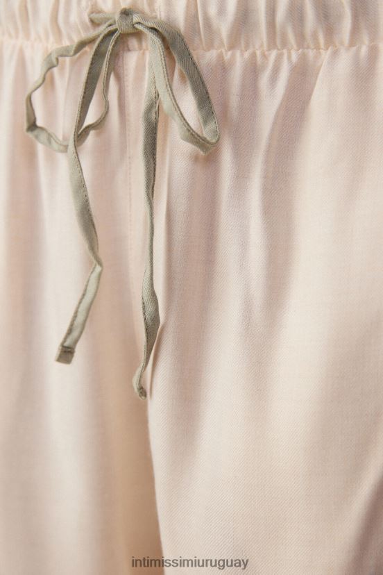 lost infields pantalones largos de modal de tejido liso Intimissimi mujer 230j-melange marfil vainilla V806B81568 vestir