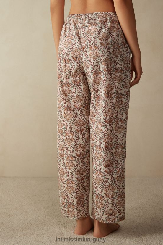 pantalones de algodón especias jardín Intimissimi mujer 994i-st.jardín de especias V806B81625 vestir