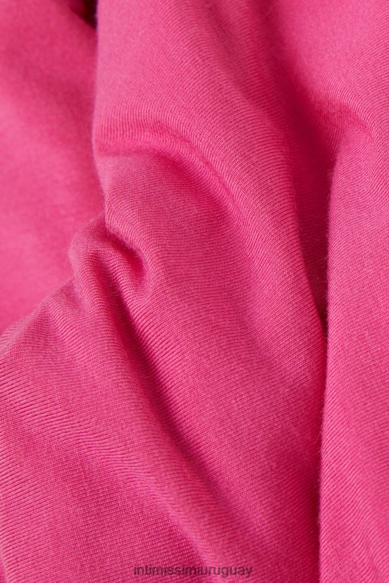 pantalones largos de modal con bonitas flores Intimissimi mujer 213j-san valentín rosa/marfil V806B81570 vestir