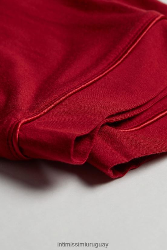 pantalones largos micromodal Intimissimi mujer 1473-rojo V806B81653 vestir