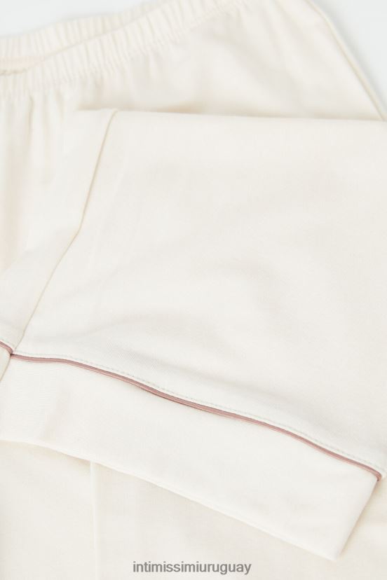pantalones largos micromodal Intimissimi mujer 612i-marfil vainilla V806B81616 vestir