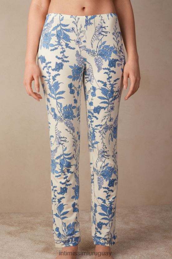 sentirse bella pantalones largos de modal Intimissimi mujer 222j-sensación hermosa impresión V806B81548 vestir