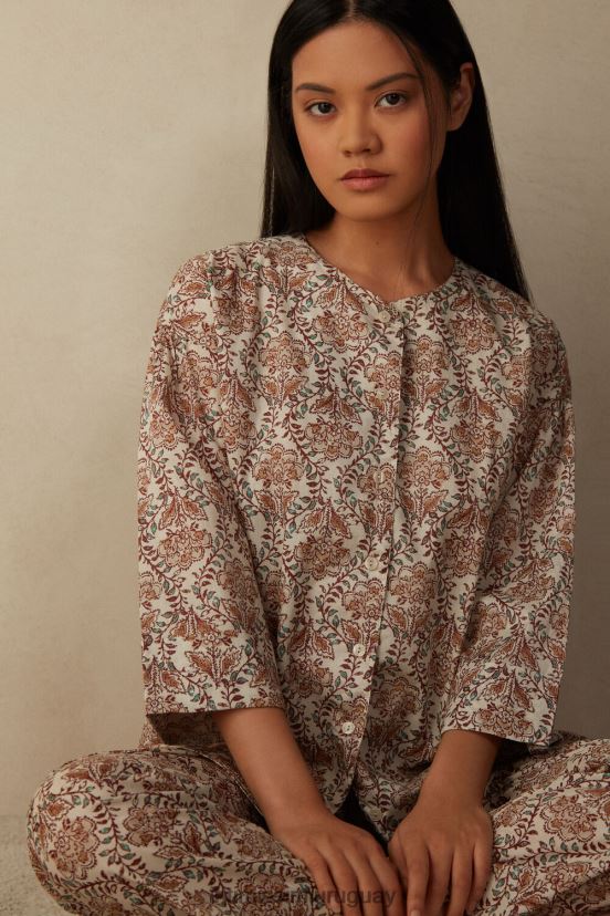 top de manga larga con botones Spices Garden Intimissimi mujer 994i-st.jardín de especias V806B81624 vestir