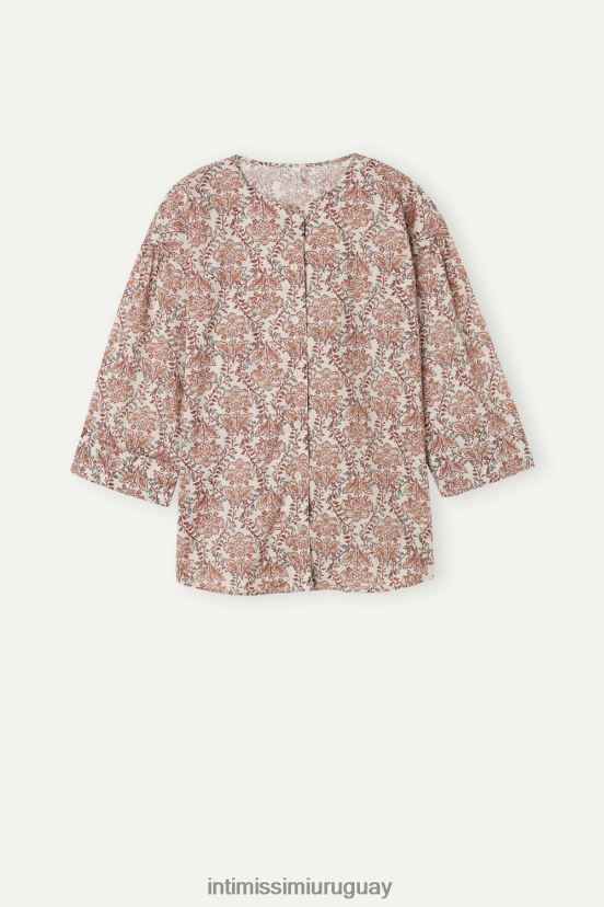 top de manga larga con botones Spices Garden Intimissimi mujer 994i-st.jardín de especias V806B81624 vestir