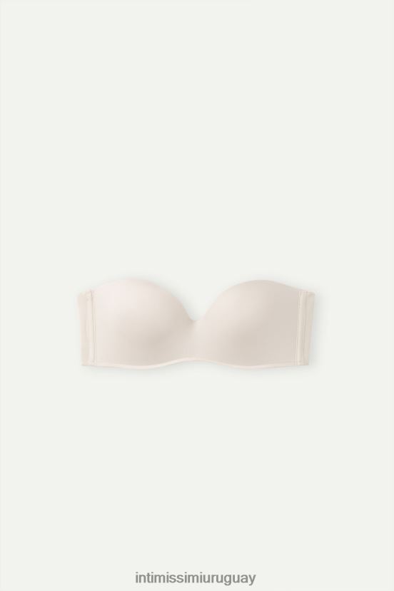 sujetador bandeau de microfibra ultraligero gioia Intimissimi mujer 2280-seda rosa V806B8515 ropa interior