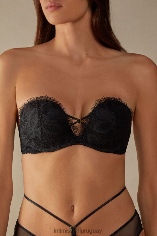 sujetador bandeau ilimitado monica sensual Intimissimi mujer 019-negro V806B8640 ropa interior