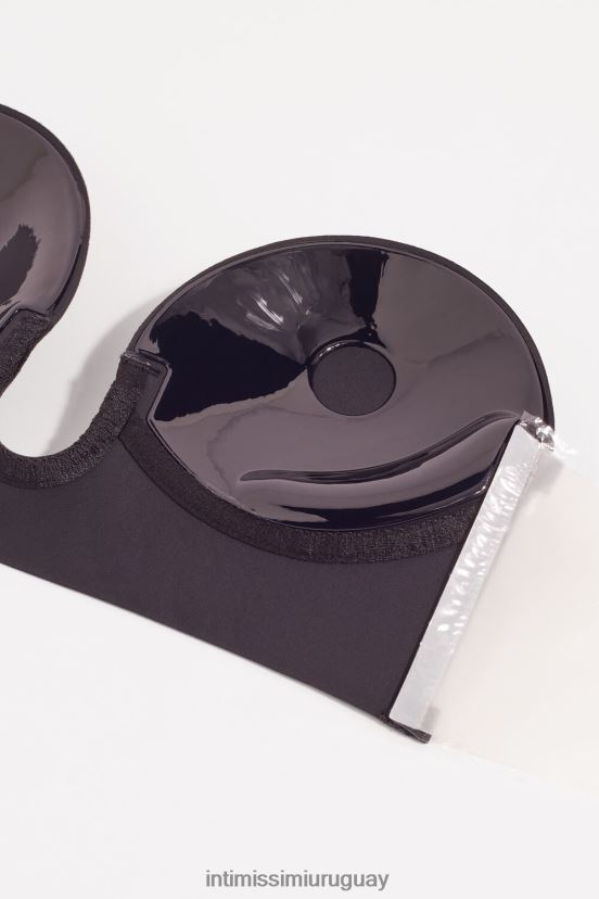 sujetador sin tirantes con relleno graduado y escote delantero Intimissimi mujer 019-negro V806B8548 ropa interior